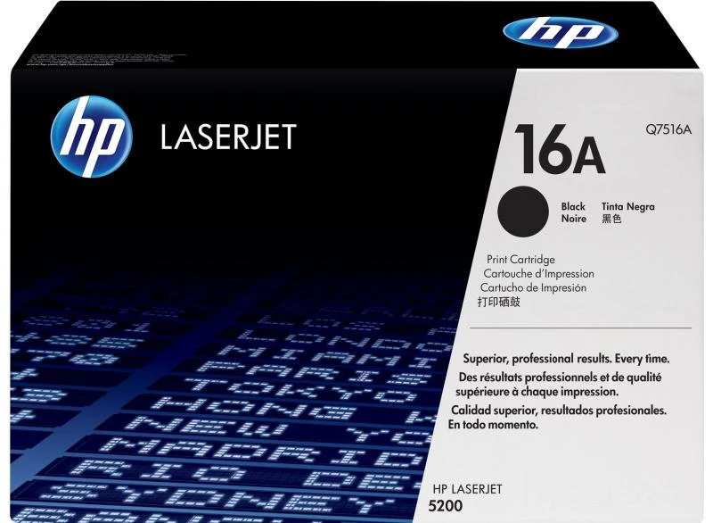 nod-Q7516A-23e373c57686b9da Toner HP Q7516 A, black, 12 k, LaserJet 5200 Toner HP 16a, Black
