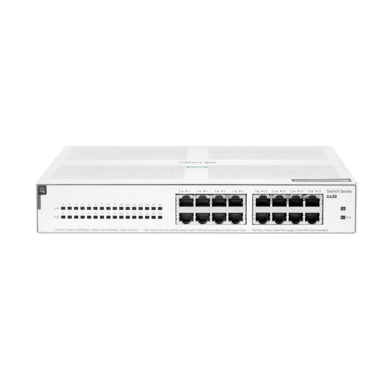 HPE Networking Instant On Switch 16p Gigabit CL4 PoE 124W 1430 HPE Networking Instant On Switch 16p Gigabit CL4 PoE 124W 1430
