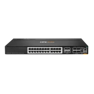 HPE Aruba Networking CX 8100 24x10G Base-T 4x10G SFP+ 4x40/100G QSFP28 FB 3Fan 2AC PSU Sw Bdl HPE Aruba Networking CX 8100 24x10G Base-T 4x10G SFP+ 4x40/100G QSFP28 FB 3Fan 2AC PSU Sw Bdl