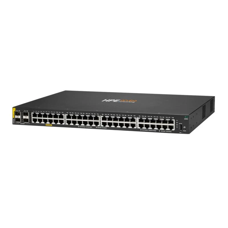 HPE Aruba Networking CX 6000 48G Class4 PoE 4SFP 740W Switch HPE Aruba Networking CX 6000 48G Class4 PoE 4SFP 740W Switch