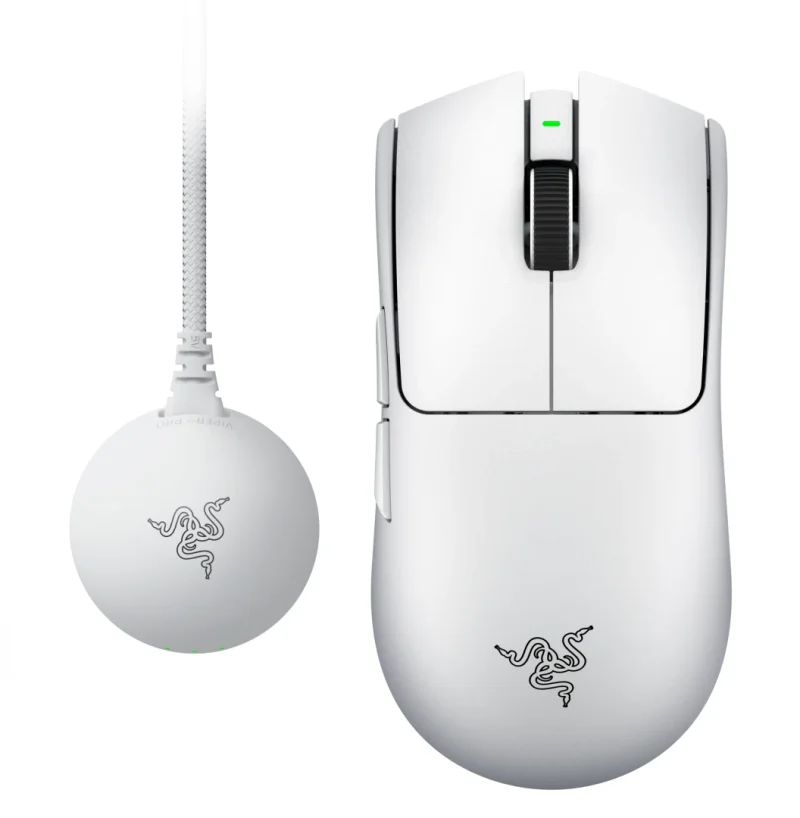 Mouse Gaming Wireless Razer Viper V4 Pro, Peste 10000 dpi, Alb