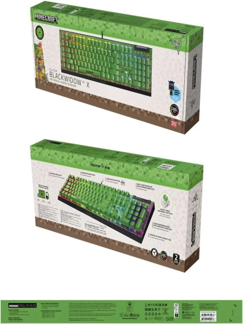 Tastatura Mecanica Gaming RAZER BlackWidow V4 X, USB, negru