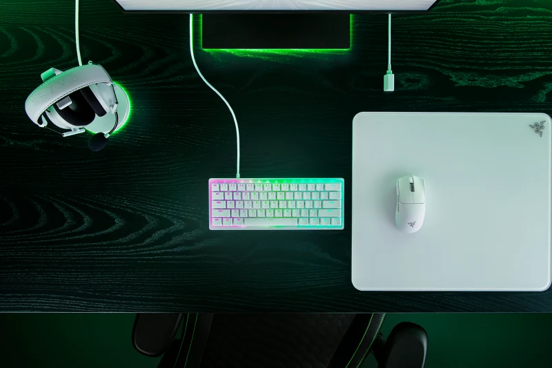 Tastatura Mecanica Gaming Razer Huntsman V3 Pro Tenkeyless, RGB, USB, Alb