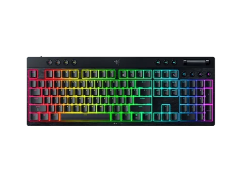 Tastatura Mecanica Gaming Razer BlackWidow V4 Low-Profile HyperSpeed, RGB, Wireless, Negru Tastatura Mecanica Gaming Razer BlackWidow V4 Low-Profile HyperSpeed, RGB, Wireless, Negru
