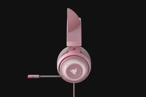 Casti Gaming Head-band Razer Kraken Kitty, Wired, noise-canceling, Roz