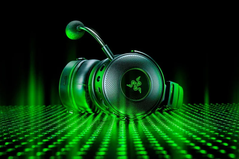 Casti Gaming Head-band Razer Kraken V3 Pro, Wireless/Wired, Negru