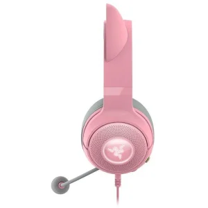 Casti Gaming Head-band Razer Kraken Kitty V2, Wired, noise-canceling, Negru