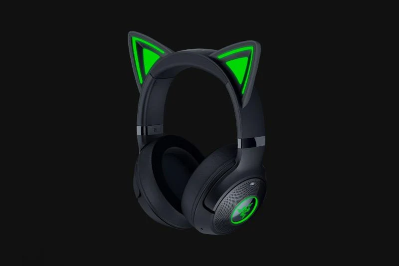Casti Gaming Head-band Razer Kraken Kitty V2 BT, Wireless/Wired, Negru