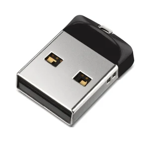 Memorie USB SanDisk Cruzer Fit 64 GB, USB 2.0, Negru