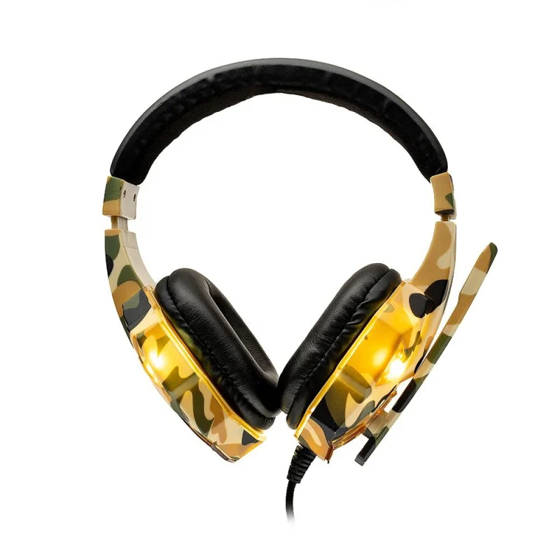 Casti Gaming Over-ear SPACER SPGH-CAMO, Wired, Multicolor