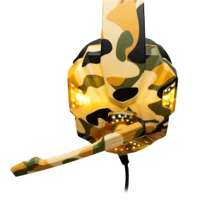Casti Gaming Over-ear SPACER SPGH-CAMO, Wired, Multicolor