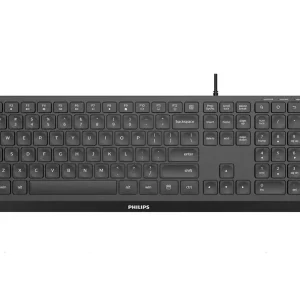Tastatura Mecanica Philips 2000 series SPK6207B/00, USB, Negru Tastatura Mecanica Philips 2000 series SPK6207B/00, USB, Negru