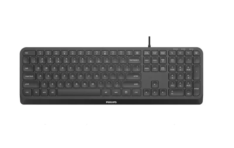 Tastatura Mecanica Philips 2000 series SPK6207B/00, USB, Negru Tastatura Mecanica Philips 2000 series SPK6207B/00, USB, Negru