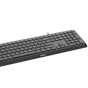Tastatura Mecanica Philips 2000 series SPK6207B/00, USB, Negru Tastatura Mecanica Philips 2000 series SPK6207B/00, USB, Negru