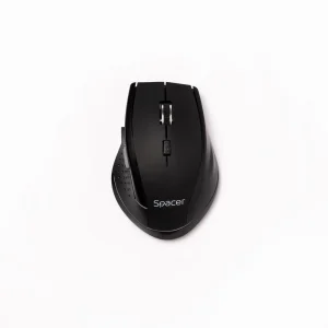 Mouse Wireless SPACER SPMO-W02, 1600 dpi, Negru