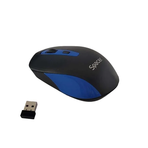 Mouse Wireless SPACER SPMO-WS01-BKBL, 1600 dpi, Multicolor Mouse Wireless SPACER SPMO-WS01-BKBL, 1600 dpi, Multicolor