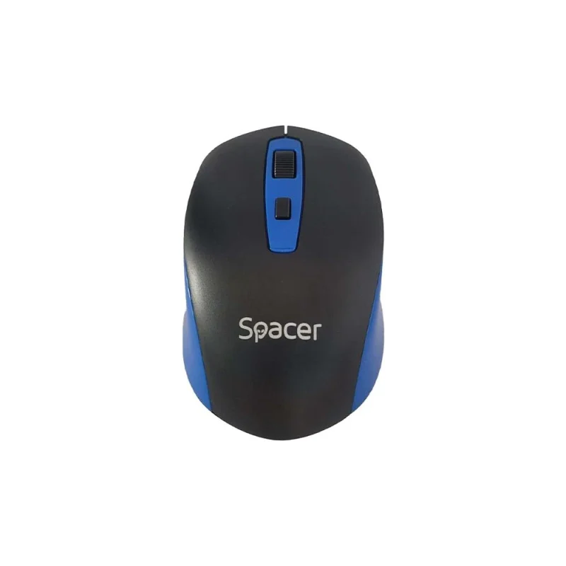 Mouse Wireless SPACER SPMO-WS01-BKBL, 1600 dpi, Multicolor