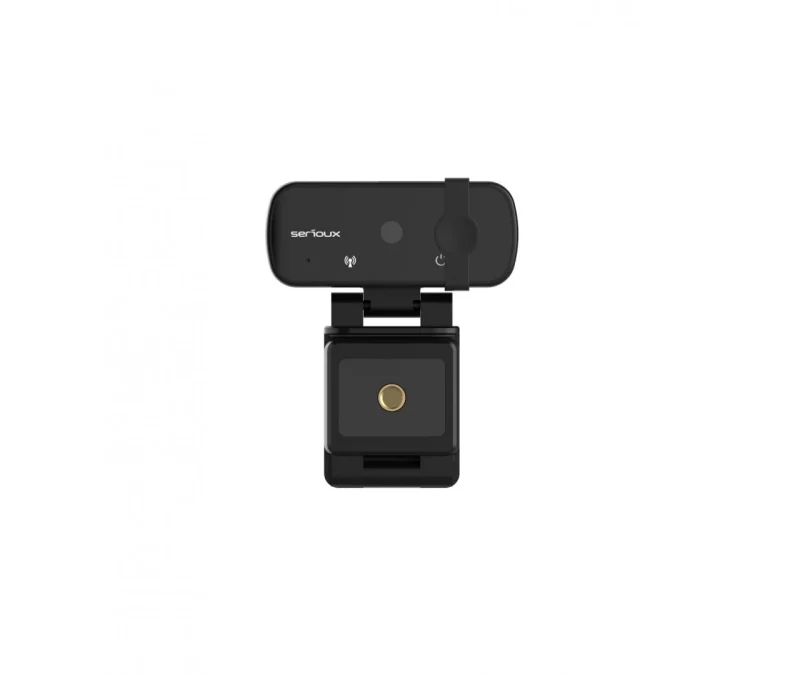 Camera web Serioux Full HD 1080p, chipset Sunplus2381+F23, microfon incorporat, rata cadre 30fps, rezoluție maximă video 1920*1080, format video MJPG / YUY2, senzor CMOS HD 2.0 Mega pixeli pentru imagine, tipul focalizării autofocus, control automat saturație, contrast, acutanță, echilibru de alb