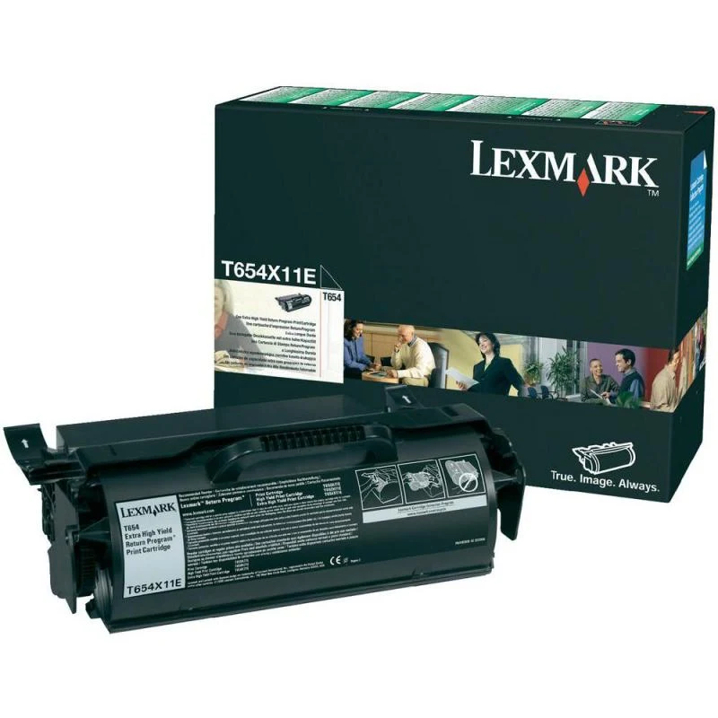 Toner Lexmark T654X11E Toner Lexmark T654, Black