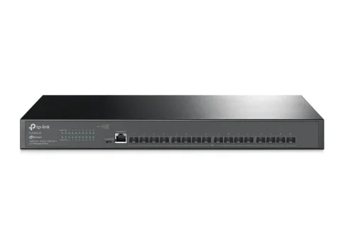 "JetStream™ 16-Port 10GE SFP+ L2+ Managed Switch PORT: 16× 10G SFP+ Slots, RJ45/Micro-USB Console Port SPEC: 1U 19-inch Rack-mountable Steel Case FEATURE: Integration with JetStream™ SDN Controller, Static Routing, OAM, sFlow, DDM, 802.1Q VLAN, QinQ, STP/RSTP/MSTP, IGMP Snooping, 802.1p/DSCP, QoS "JetStream™ 16-Port 10GE SFP+ L2+ Managed Switch PORT: 16× 10G SFP+ Slots, RJ45/Micro-USB Console Port SPEC: 1U 19-inch Rack-mountable Steel Case FEATURE: Integration with JetStream™ SDN Controller, Static Routing, OAM, sFlow, DDM, 802.1Q VLAN, QinQ, STP/RSTP/MSTP, IGMP Snooping, 802.1p/DSCP, QoS