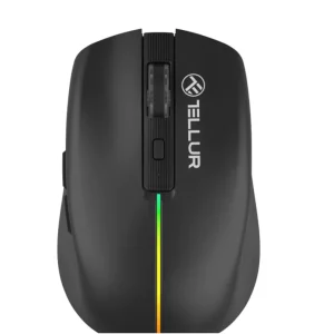 Mouse Gaming Wireless TELLUR Tellur Silent Click, 1600 dpi, Negru