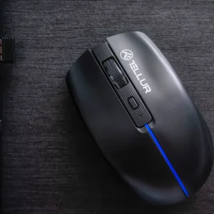 Mouse Gaming Wireless TELLUR Tellur Silent Click, 1600 dpi, Negru