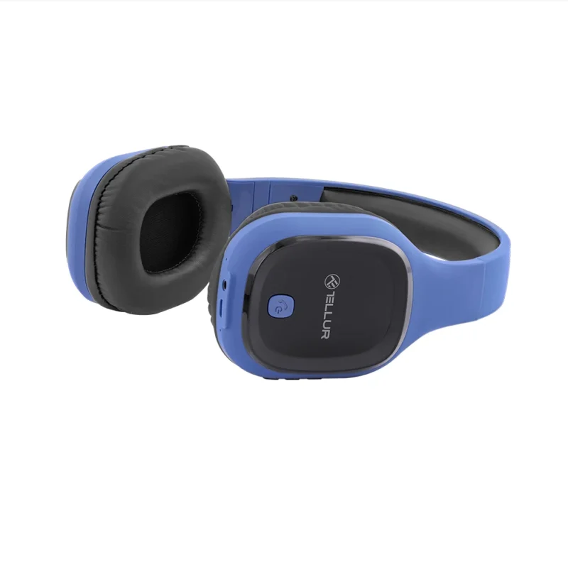 Casti Head-band Tellur Pulse, Wireless/Wired, Albastru