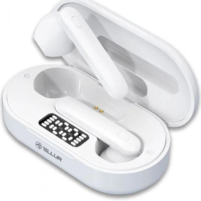 Casti In-ear Tellur TLL511411, Wireless, Alb Casti In-ear Tellur TLL511411, Wireless, Alb