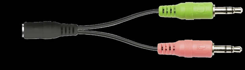 Casti Head-band Trust Como, Wired, Negru
