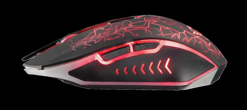Mouse Gaming Wireless Trust GXT 107 Izza, 2000 dpi, Negru