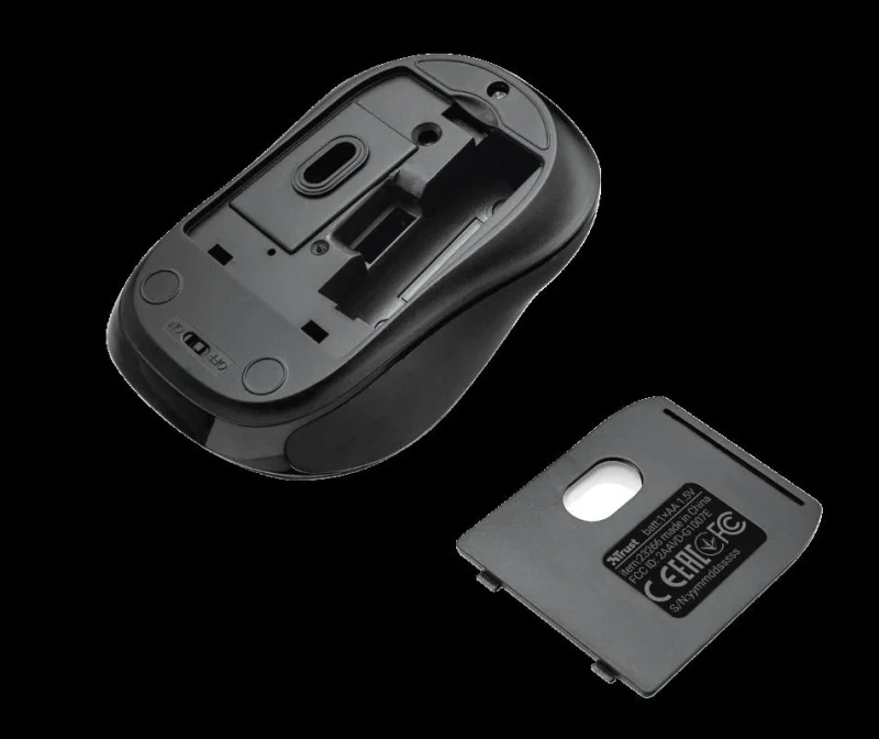 Mouse Wireless Trust Siero Silent, 2400 dpi, Negru Mouse Wireless Trust Siero Silent, 2400 dpi, Negru