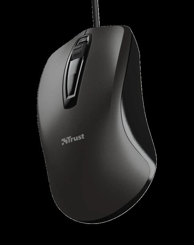 Mouse Trust Carve, 1200 dpi, Negru