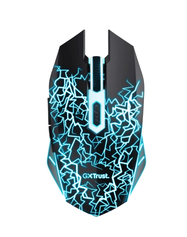 Mouse Gaming Wireless TRUST 24750, 2000 dpi, Negru