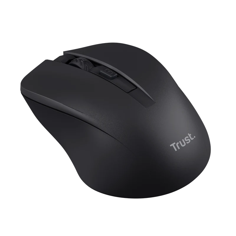 Mouse Wireless Trust Mydo, 1800 dpi, Negru