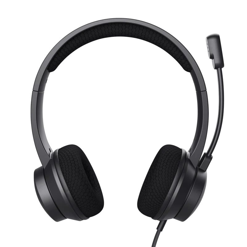 Casti Head-band Trust Ayda, Wired, noise-canceling, Negru