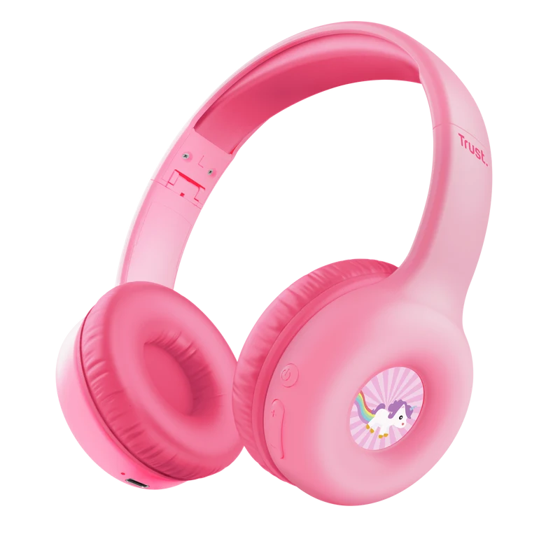 Casti Head-band Trust Nouna, Wireless/Wired, Roz Casti Head-band Trust Nouna, Wireless/Wired, Roz