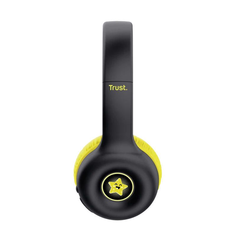 Casti Head-band Trust Nouna, Wireless/Wired, Negru Casti Head-band Trust Nouna, Wireless/Wired, Negru