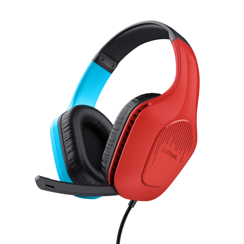 Casti Gaming Head-band Trust GXT 416S Zirox, Wired, Multicolor
