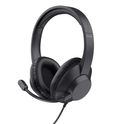 Casti Head-band Trust Ayda Max USB, Wired, Negru