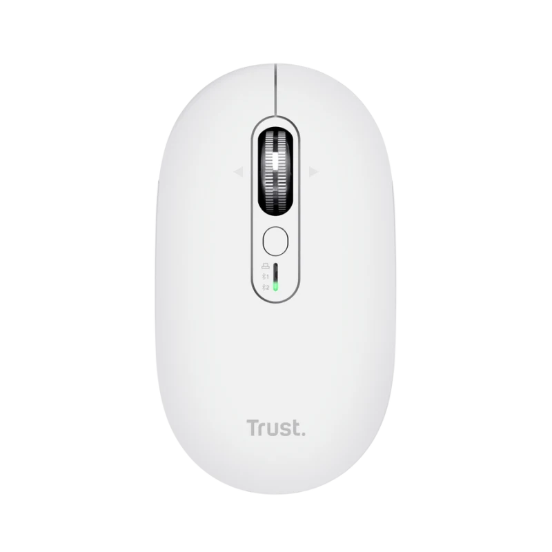 Mouse Wireless Trust Seron Slim Multi, 3200 dpi, Alb