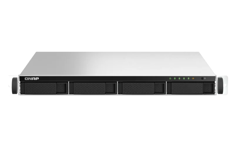NAS QNAP 464U 4-Bay, CPU Intel Celeron N5105/N5095 4-core/4-thread Processor, RAM 8GB RAM onboard (not expandable), 2.5"/3.5" SATA 6Gbps HDD (neincluse), LAN: 2 x 2.5GbE (2.5G/1G/100M/10M), USB3.2 Gen1: 2, 1U, single PSU (not upgradeable to RP), garantie 3 ani