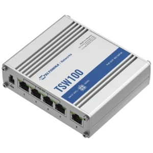 TELTONIKA INDUSTRIAL 5PORT Unmanaged POE+ Switch TSW100