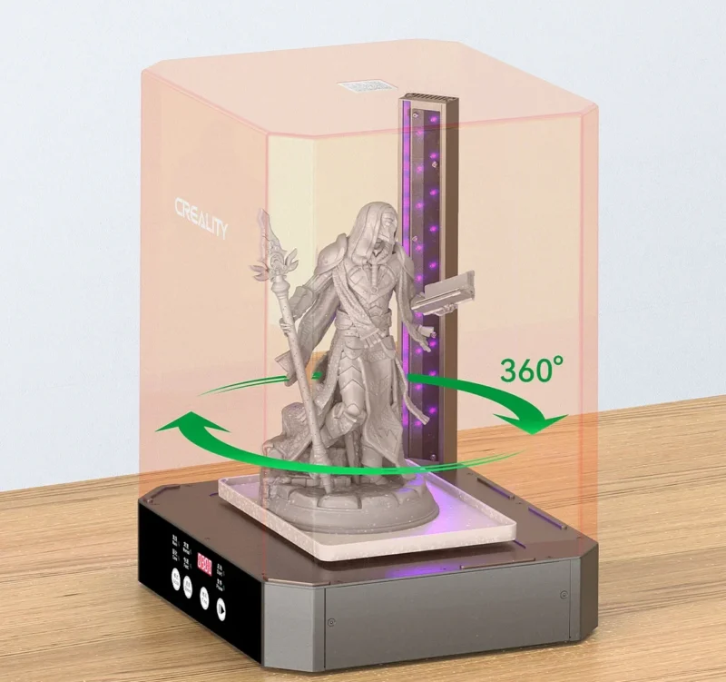 Creality masina de spalat si intarire modele 3D rasina UV