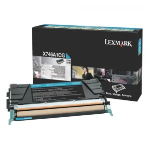 Toner Lexmark X746A1CG Toner Lexmark X746a1cg, Cyan