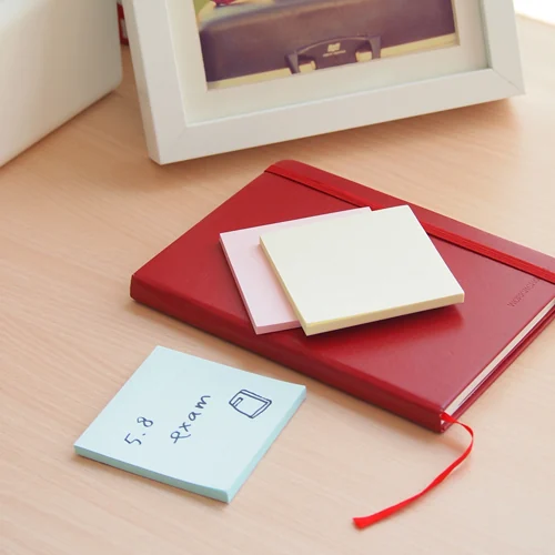 Notes autoadeziv 76 x 76 mm, 3 x 50 file/set, Stick'n - 3 culori fosforescente