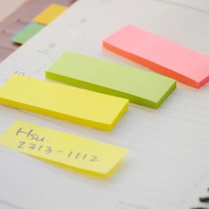 Stick notes index 76 x 25 mm, 3 x 50 file/set, Stick'n - 3 culori neon