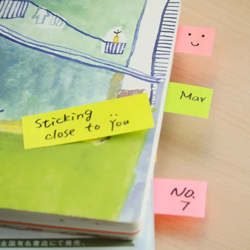 Stick notes index 76 x 25 mm, 3 x 50 file/set, Stick'n - 3 culori neon