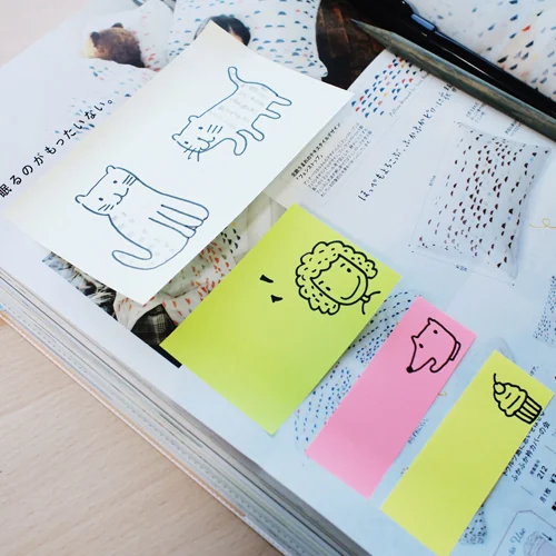 Stick notes index 76 x 25 mm, 3 x 50 file/set, Stick'n - 3 culori neon