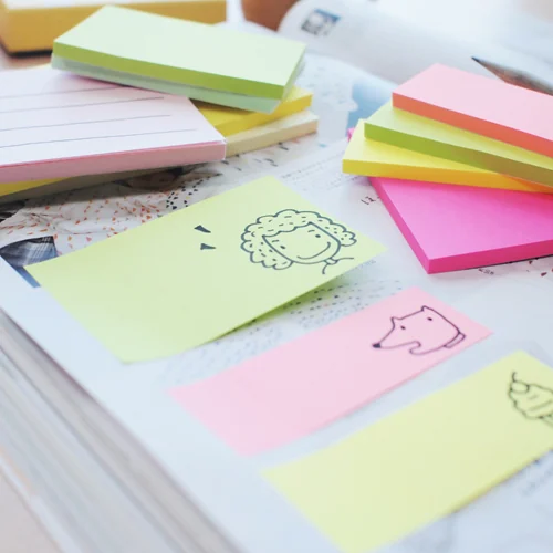 Stick notes index 76 x 25 mm, 3 x 50 file/set, Stick'n - 3 culori neon