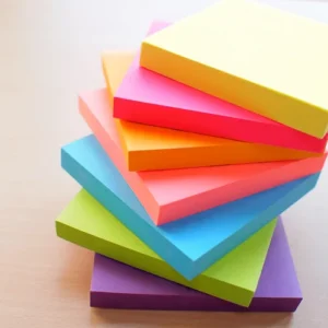 Notes autoadeziv 76 x 76 mm, 100 file, Stick'n - galben neon